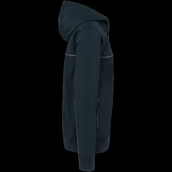 UNISEX 3-LAYER TWO-TONE BIONIC SOFTSHELL JACKET Kék 