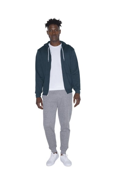 UNISEX FLEX FLEECE ZIP HOODIE Szürke 