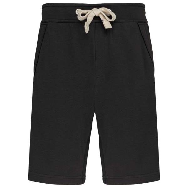 UNISEX FRENCH TERRY BERMUDA SHORTS Fekete 