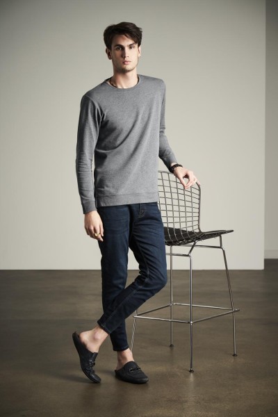 UNISEX LIGHT TERRY CREW Zöld 