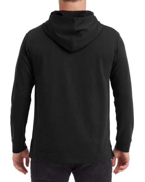UNISEX LIGHT TERRY HOOD Fekete 