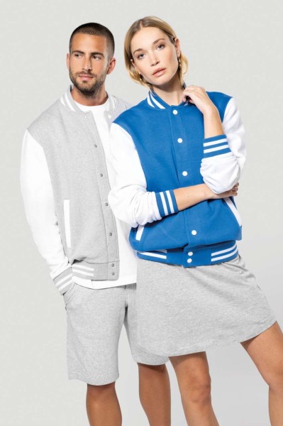 UNISEX TEDDY FLEECE JACKET Kék 
