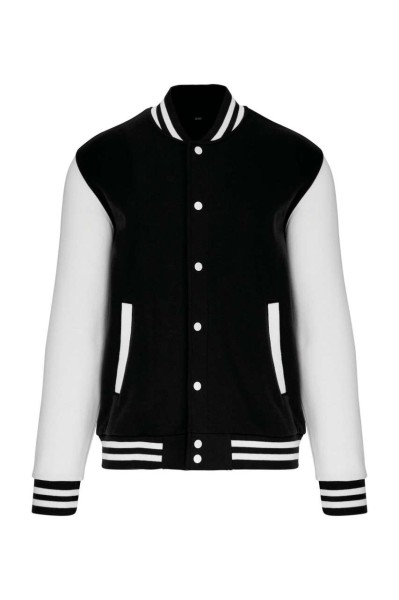 UNISEX TEDDY FLEECE JACKET Fekete 