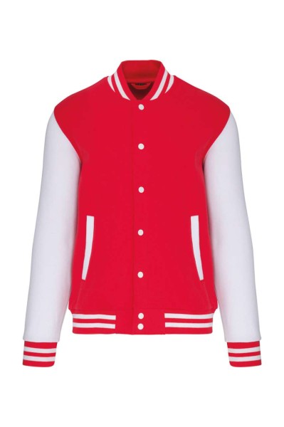 UNISEX TEDDY FLEECE JACKET Piros 