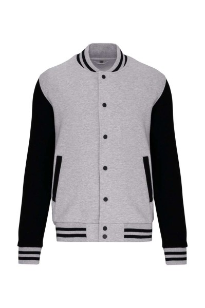 UNISEX TEDDY FLEECE JACKET Szürke 
