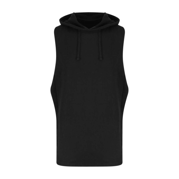URBAN SLEEVEESS MUSCLE HOODIE Fekete 