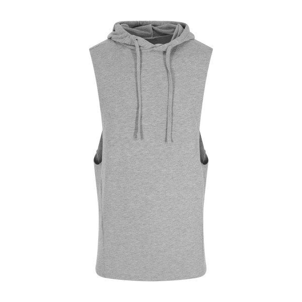 URBAN SLEEVEESS MUSCLE HOODIE Szürke 