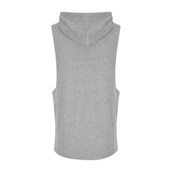 URBAN SLEEVEESS MUSCLE HOODIE Szürke 