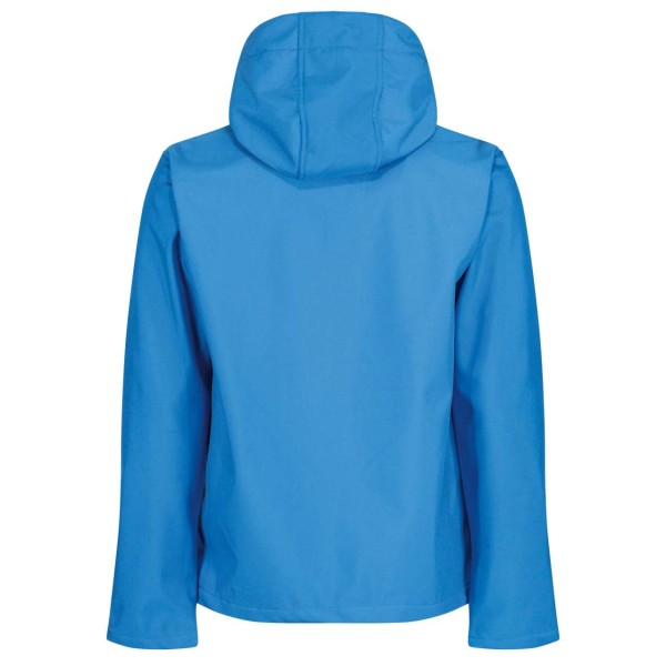 VENTURER 3 LAYER HOODED PRINTABLE SOFTSHELL JACKET Kék 
