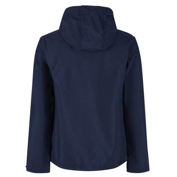 VENTURER 3 LAYER HOODED PRINTABLE SOFTSHELL JACKET Kék 