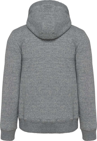 VINTAGE SHERPA-LINED FLEECE JACKET Szürke 
