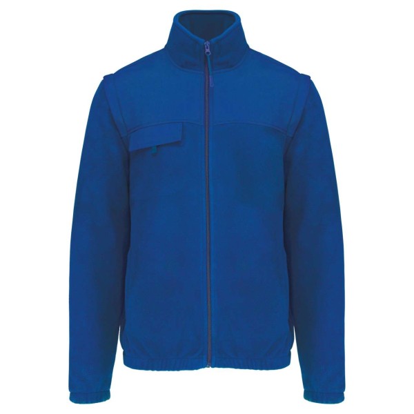 FLEECE JACKET WITH REMOVABLE SLEEVES Kék 