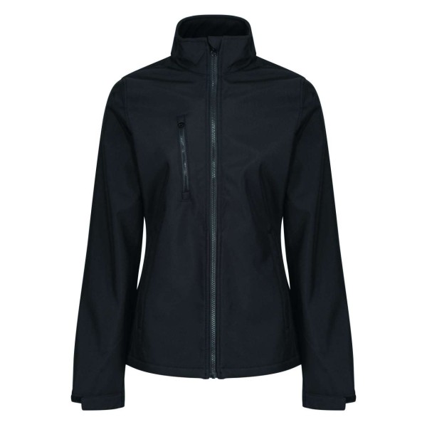 WOMEN'S ABLAZE 3 LAYER PRINTABLE SOFTSHELL JACKET Fekete 