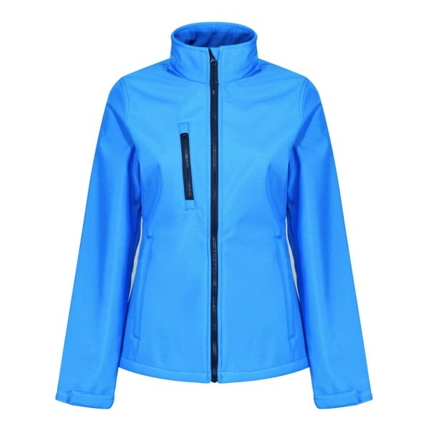 WOMEN'S ABLAZE 3 LAYER PRINTABLE SOFTSHELL JACKET Kék 