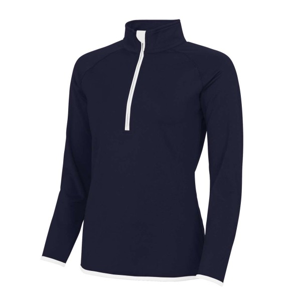 WOMEN'S COOL 1/2 ZIP SWEAT Kék 