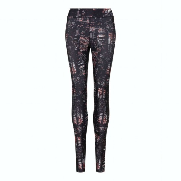 WOMEN'S COOL PRINTED LEGGING Fekete 