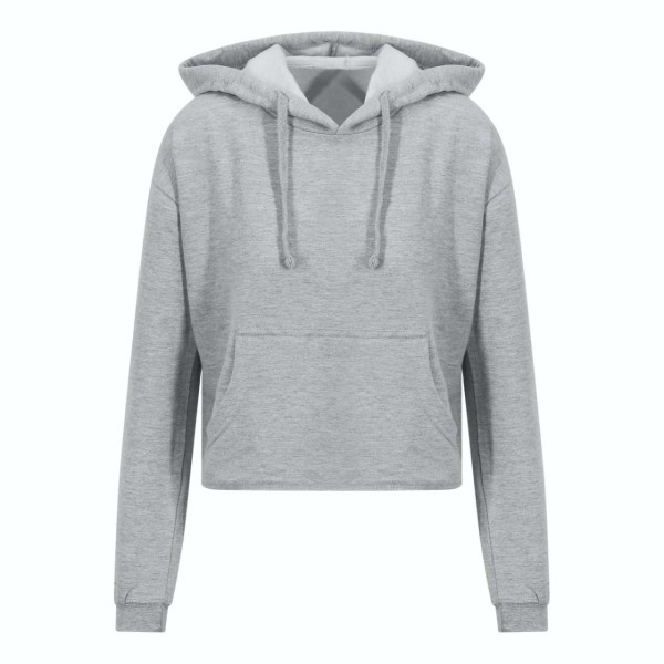 WOMEN'S CROPPED HOODIE Szürke 