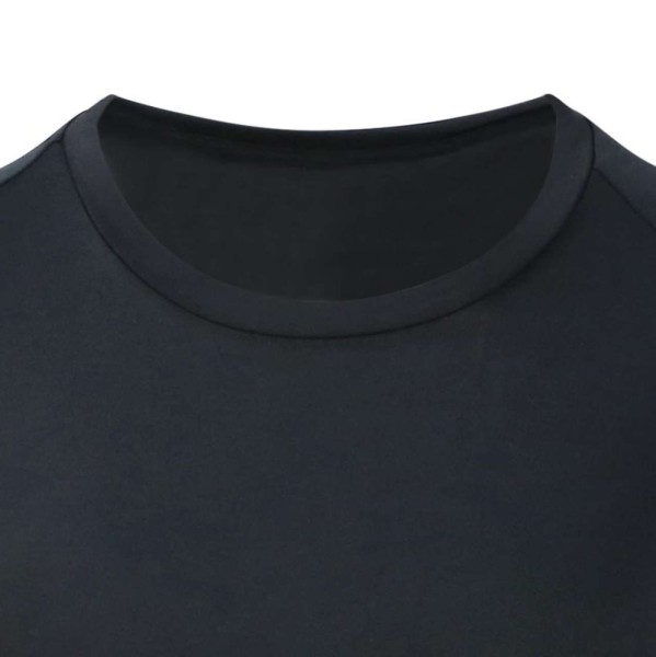 WOMEN'S LONG SLEEVE CROP T Fekete 