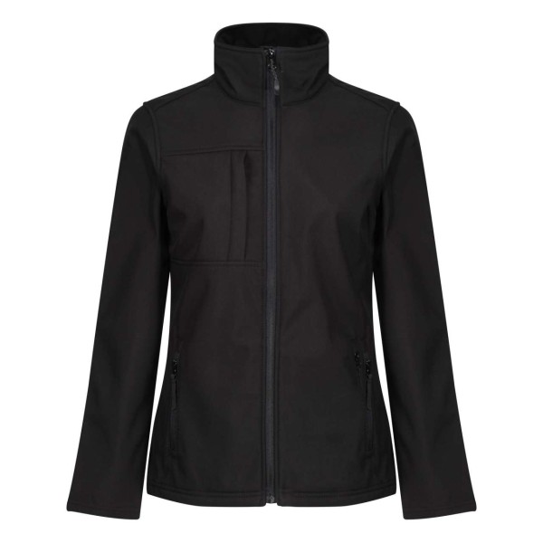WOMEN'S OCTAGON II PRINTABLE 3 LAYER MEMBRANE SOFTSHELL Fekete 