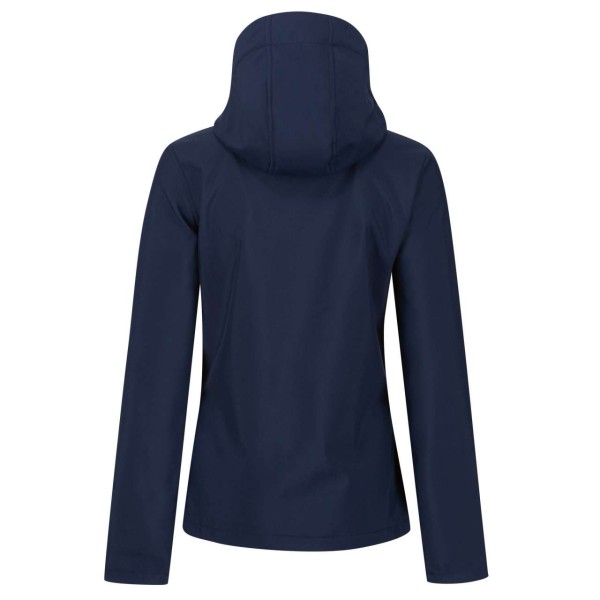 WOMEN'S VENTURER 3 LAYER HOODED PRINTABLE SOFTSHELL JACKET Kék 
