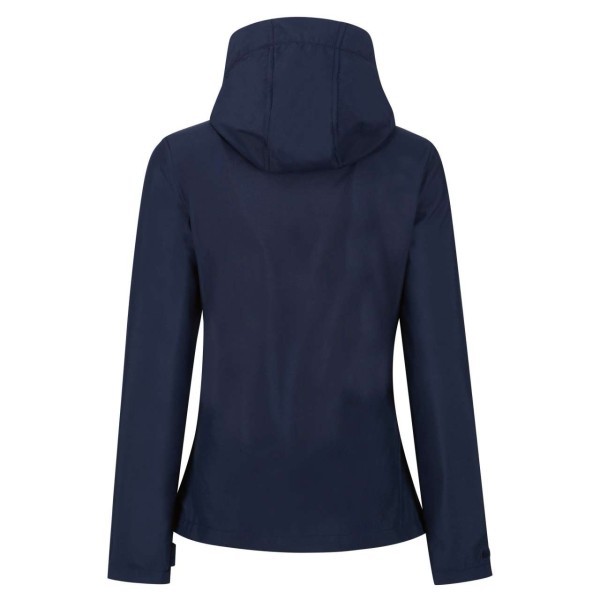 WOMEN'S VENTURER 3 LAYER HOODED PRINTABLE SOFTSHELL JACKET Kék 